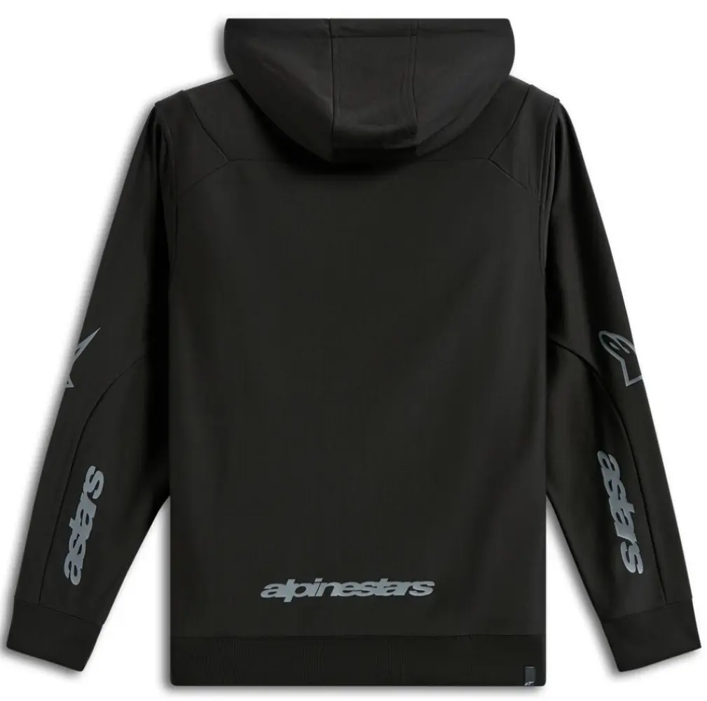 ALPINESTARS (CASUALS) - HOODIE ZIP SESSIONS V3 BLACK/G - 30507303