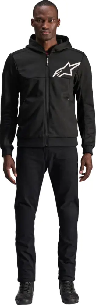 ALPINESTARS (ROAD) - JACKET/HOODIE CHROME V2 BLK/WH - 28207091