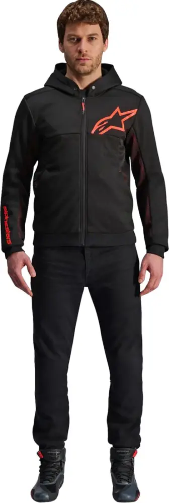 ALPINESTARS (ROAD) - JACKET/HOODIE CHROME AIR BLK/R - 28207097