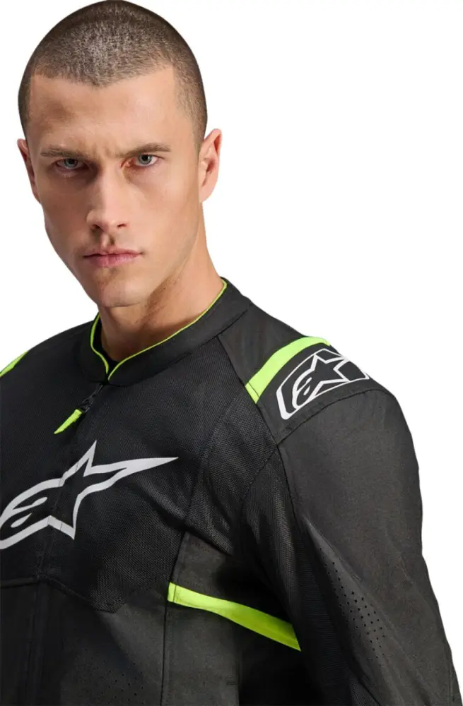 ALPINESTARS (ROAD) - JACKET T-SPS AIR V2 BLK/YEL 4X - 28207134