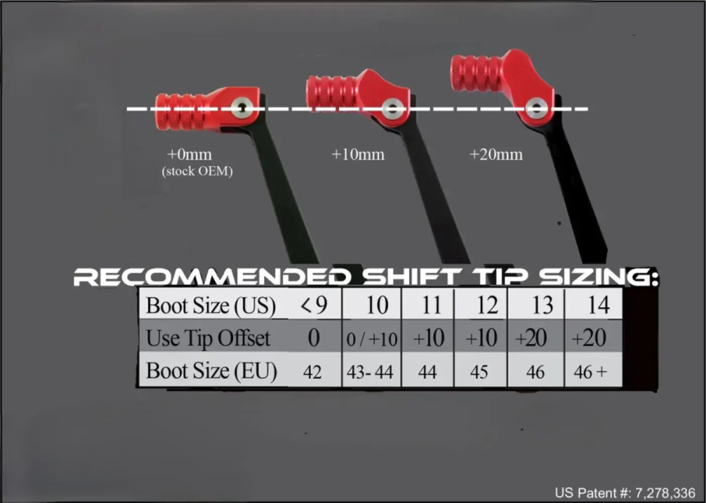 MOOSE OFFROAD HARD-PARTS - SHIFT LEVER MSE HON RD - 16020833