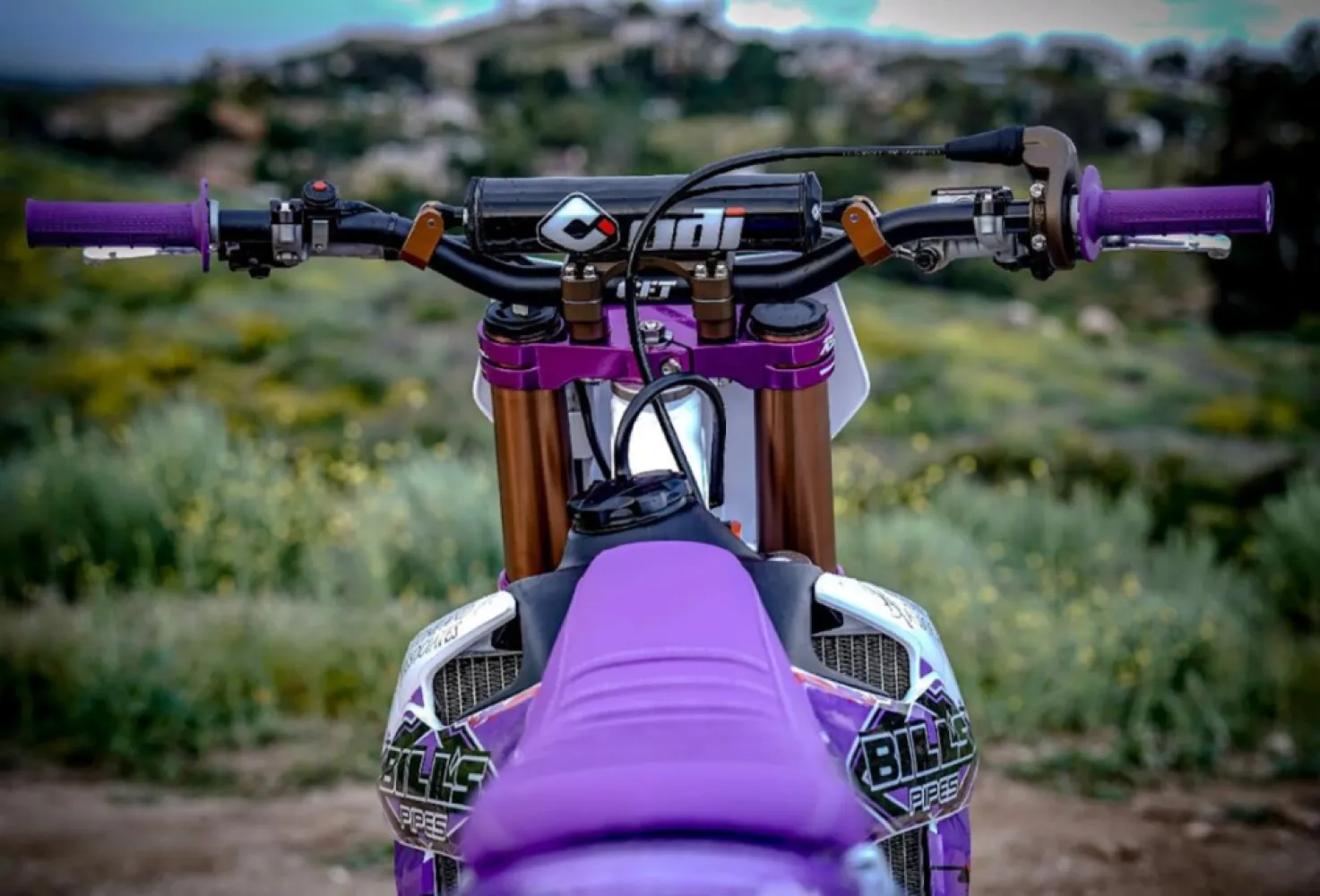 ODI - GRIP 1/2 WAFFLE MX PURPLE - 06303282