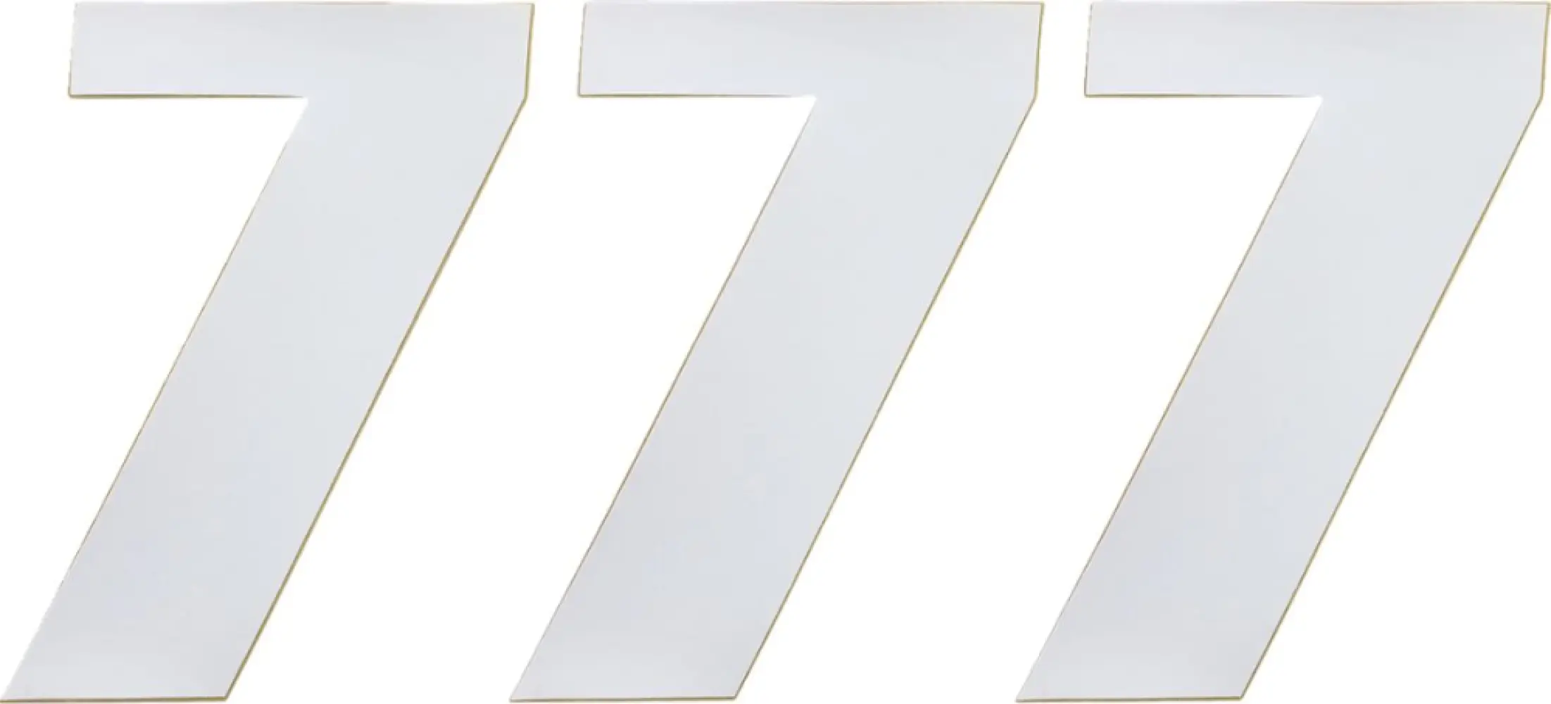 MOOSE OFFROAD HARD-PARTS - NUMBER MOOSE #7 6 WHITE - 43100677