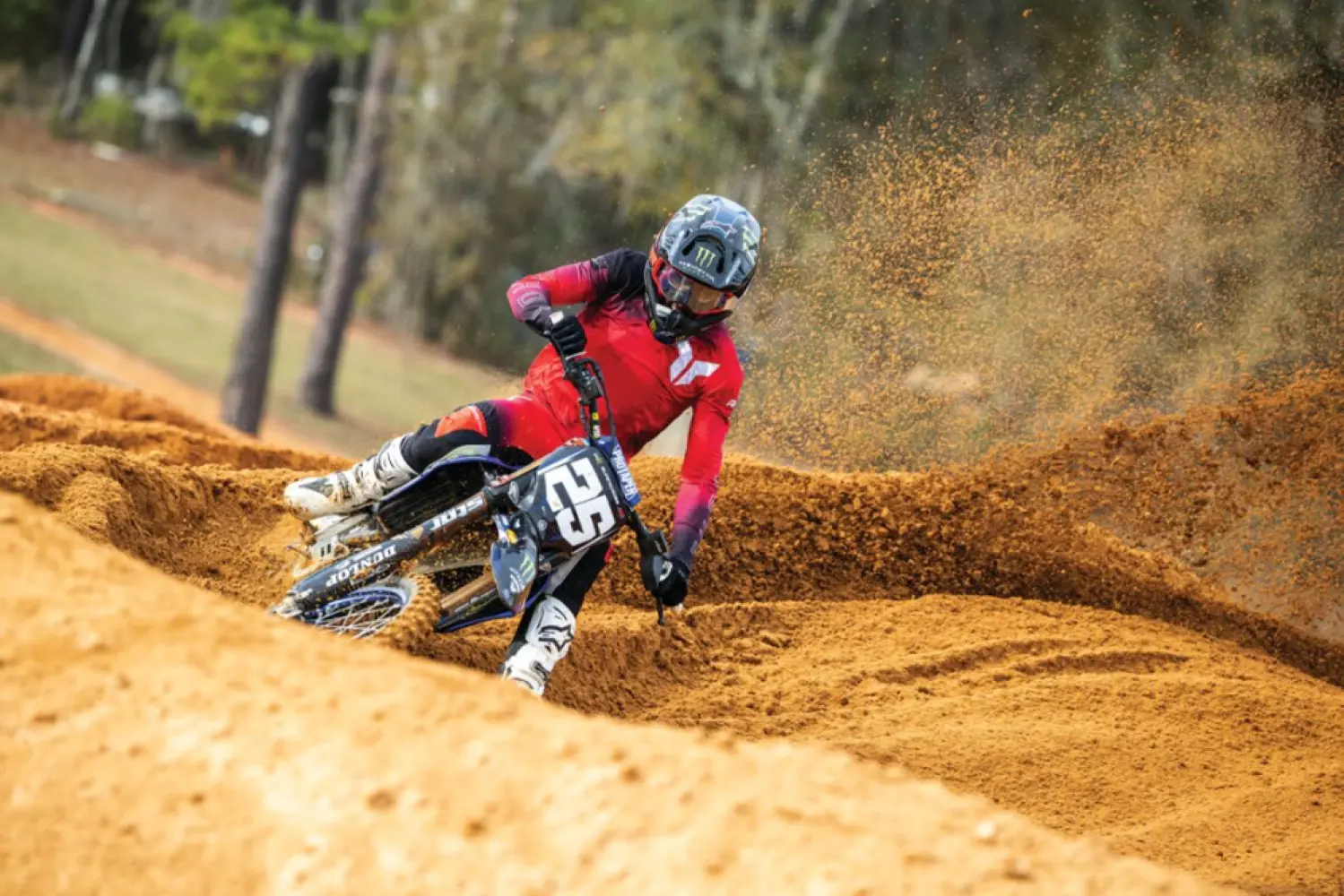 THOR - PANT SPORTMODE CARBON BK/RD 31 - 290112772