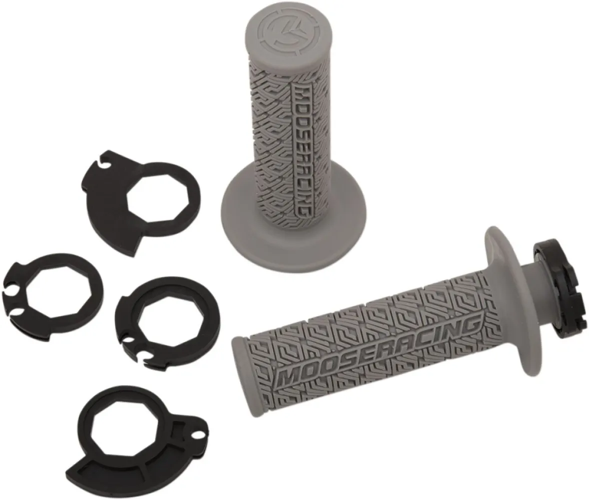 MOOSE OFFROAD HARD-PARTS - GRIP LOCK-ON MOOSE GY/SI - 06302540
