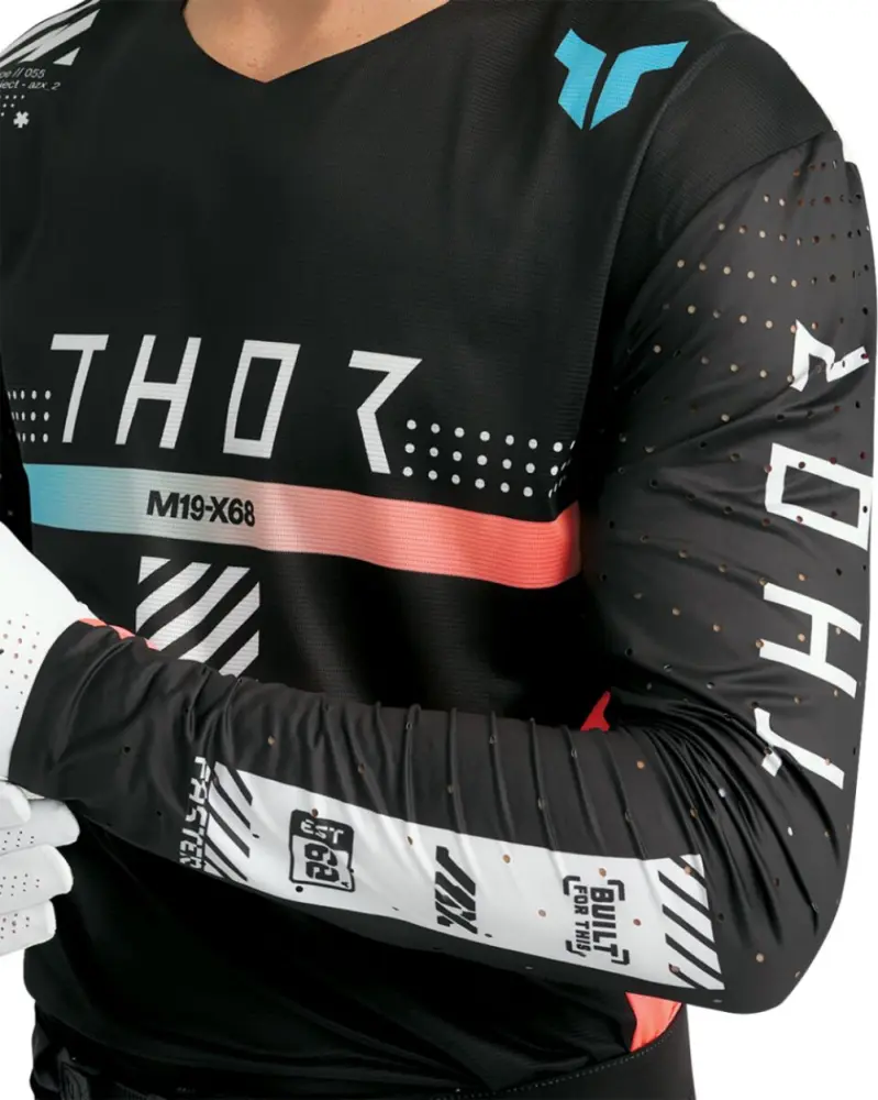 THOR - JERSEY SPORTMODE SYNTH BLACK S - 29108370