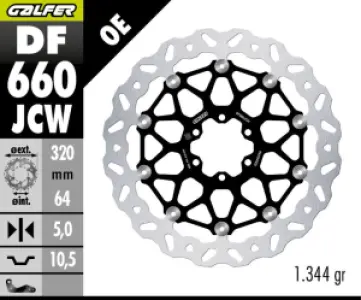 GALFER - BRAKE DISC WAVE FLOATECH - 17104835