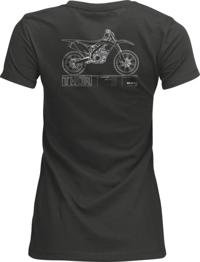 THOR - TEE WOMENS BLUEPRINT CHARCOAL  - 30314323