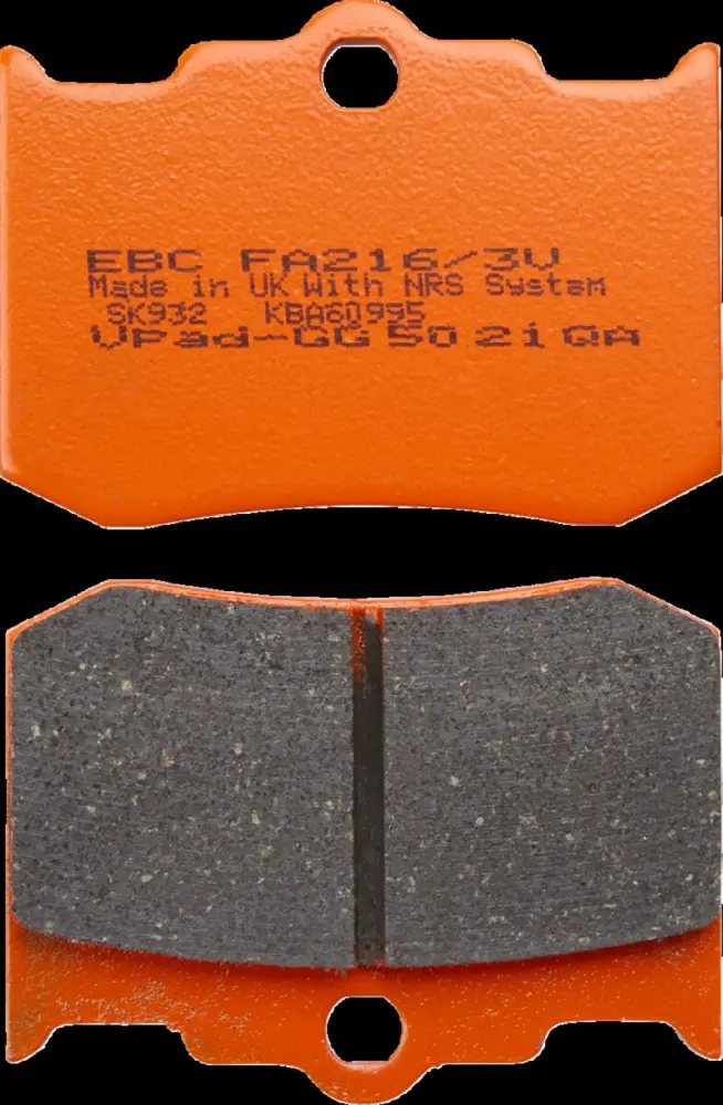 EBC - BRAKE PAD VEE SEMISNTRD  - 17211416