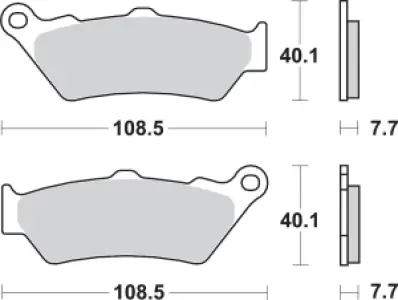 SBS - BRAKE PAD CAR/CER - 17211532