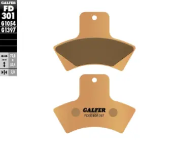GALFER - BRAKE PAD SINTERED ATV - 17213554