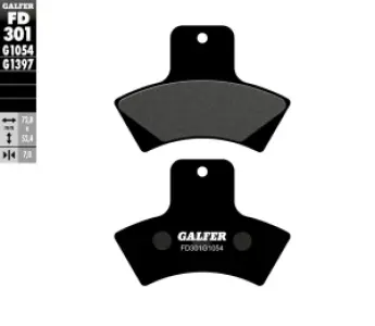 GALFER - BRAKE PAD SEMI METAL - 17213562
