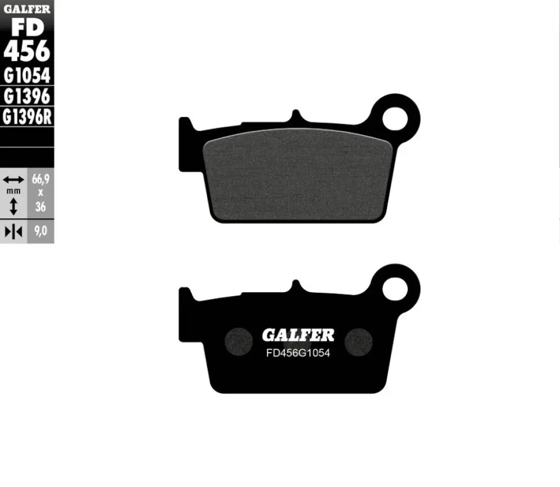 GALFER - BRAKE PAD SEMI METAL - 17213564