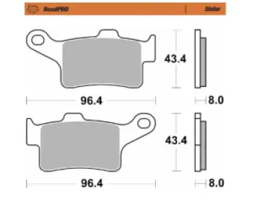 MOTO-MASTER - BRAKE PAD SINTER FRONT - 17213671