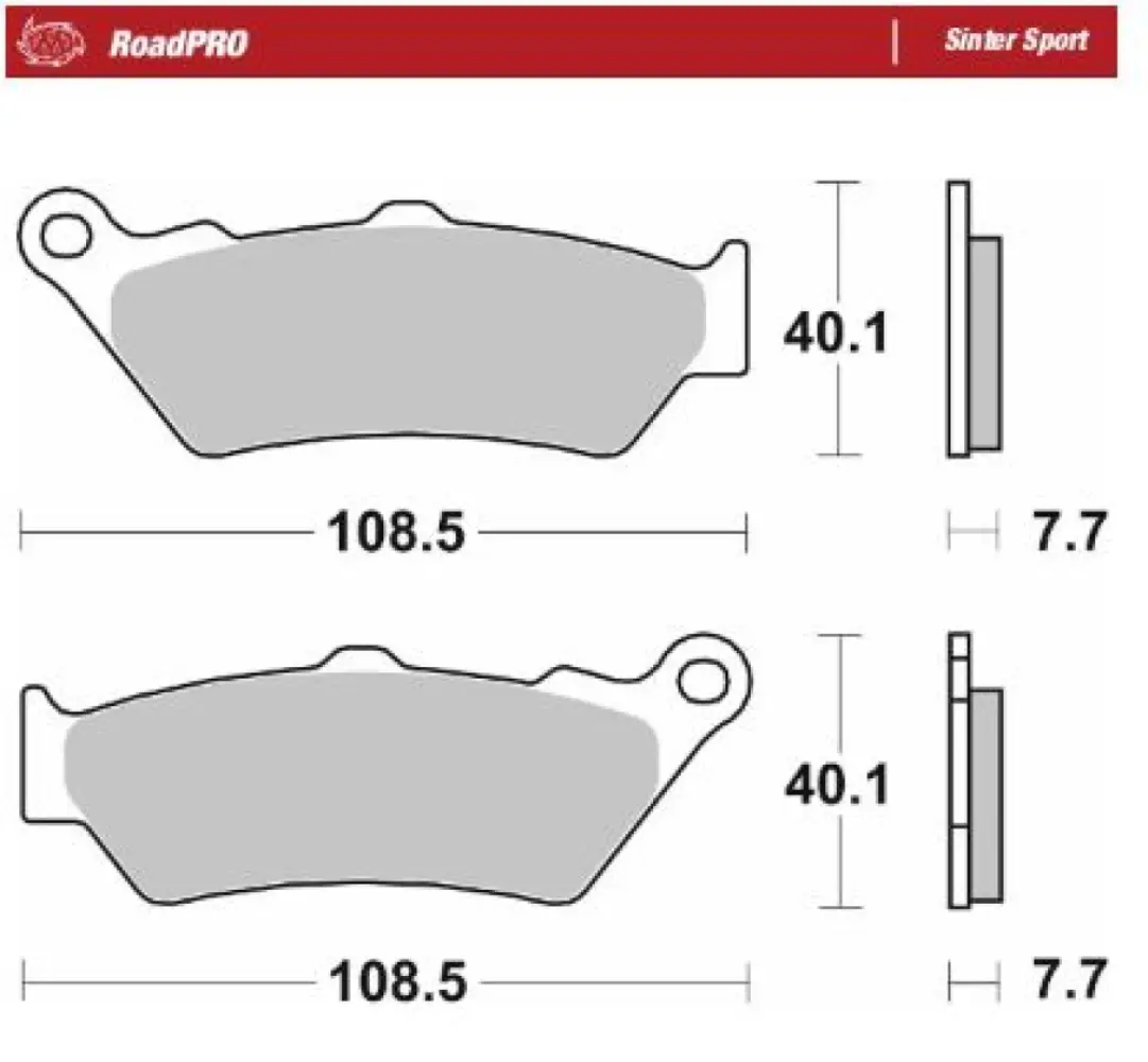 MOTO-MASTER - BRAKE PAD SINTER SPORT REAR - 17213678