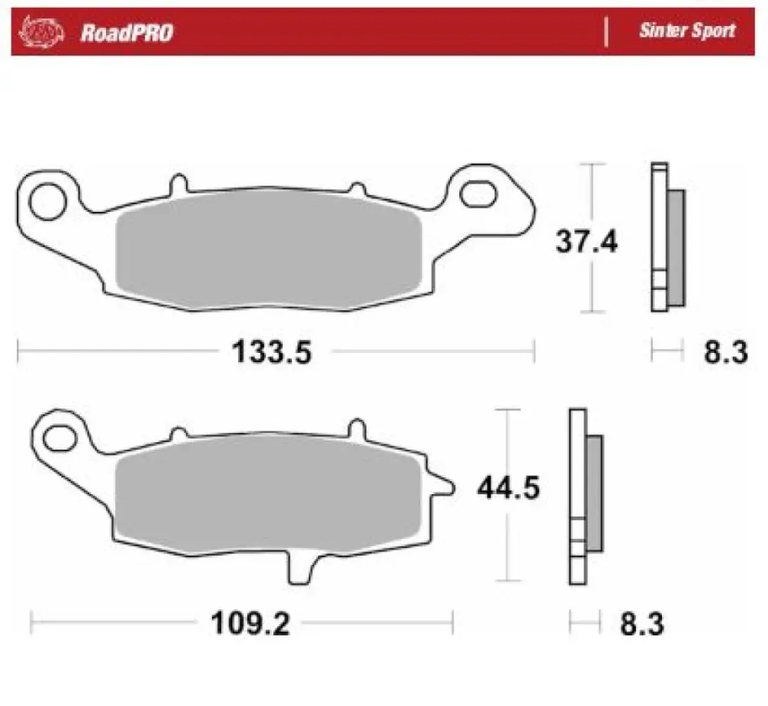 MOTO-MASTER - BRAKE PAD SINTER SPORT REAR - 17213682