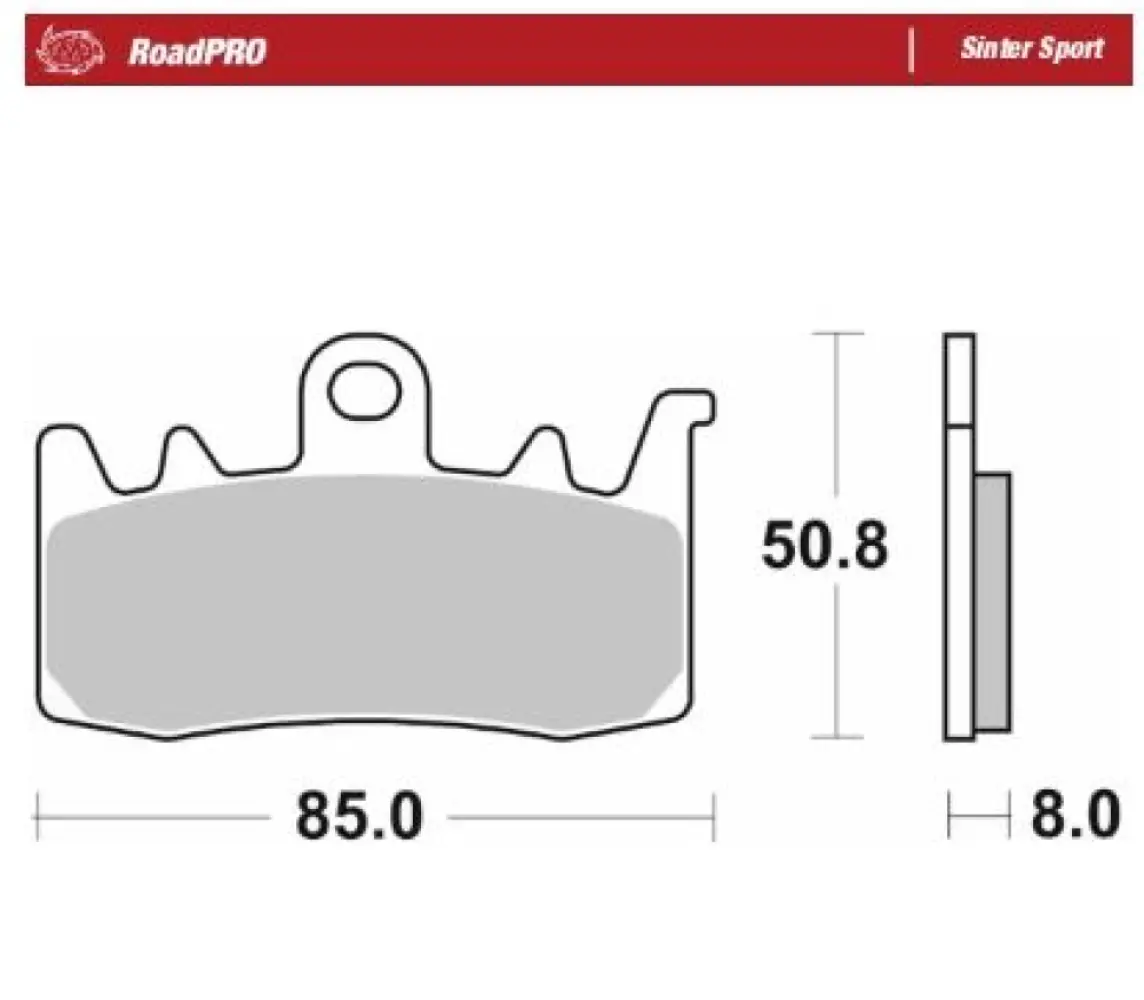 MOTO-MASTER - BRAKE PAD SINTER SPORT REAR - 17213692
