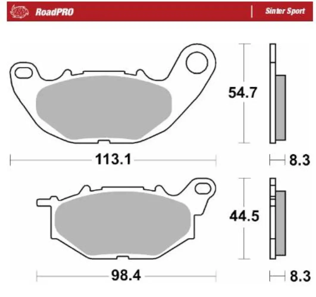 MOTO-MASTER - BRAKE PAD SINTER SPORT FRONT - 17213694