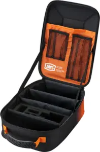 100% - CASE GOGGLE 100% CRUSH BLACK/O - 35120304