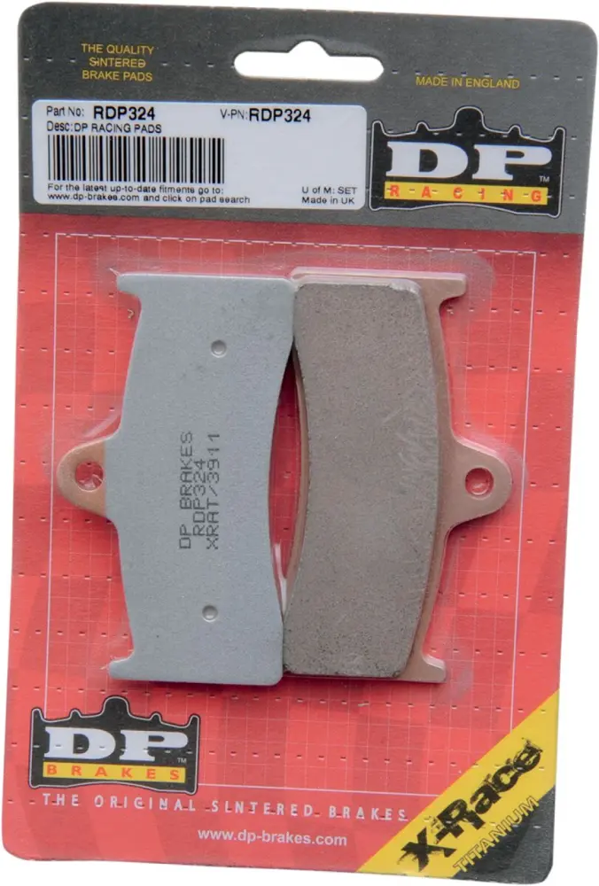DP BRAKES - BRAKE PAD RDP BUE/HN/KW/PM FRT - RDP324
