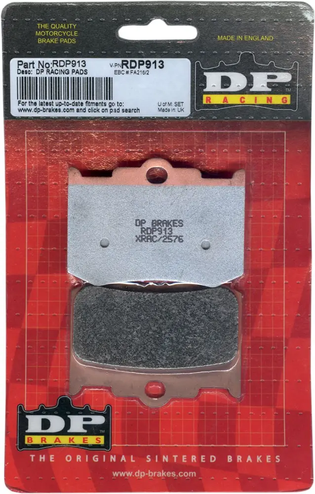 DP BRAKES - BRAKE PAD BRAKE RACE DP913 - RDP913