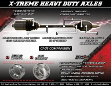 DEMON - XTREME LONG TRAVEL H-DUTY AXLE - 02141514