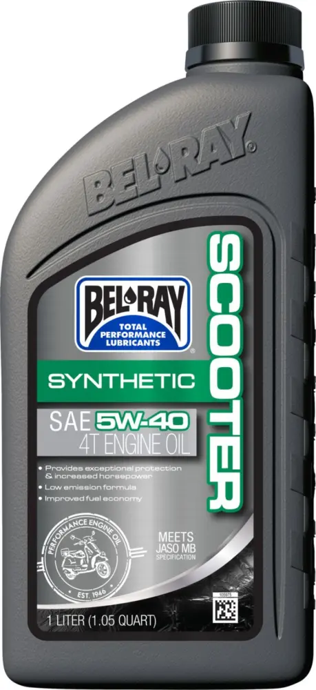 BEL-RAY - SYNTHETIC SCOOTER 5W40 1L - 36010914