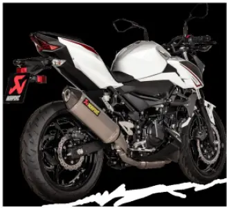 AKRAPOVIC - MUFFLER TI/CF NINJA 400 - 18114372