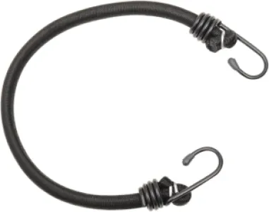 PARTS UNLIMITED - BUNGEE CORD BLK 182 HOOK - 1018B