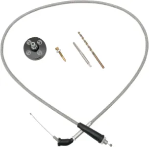 MOOSE OFFROAD HARD-PARTS - CARB CVR/CABLE-BLSTR BLK - 10500029