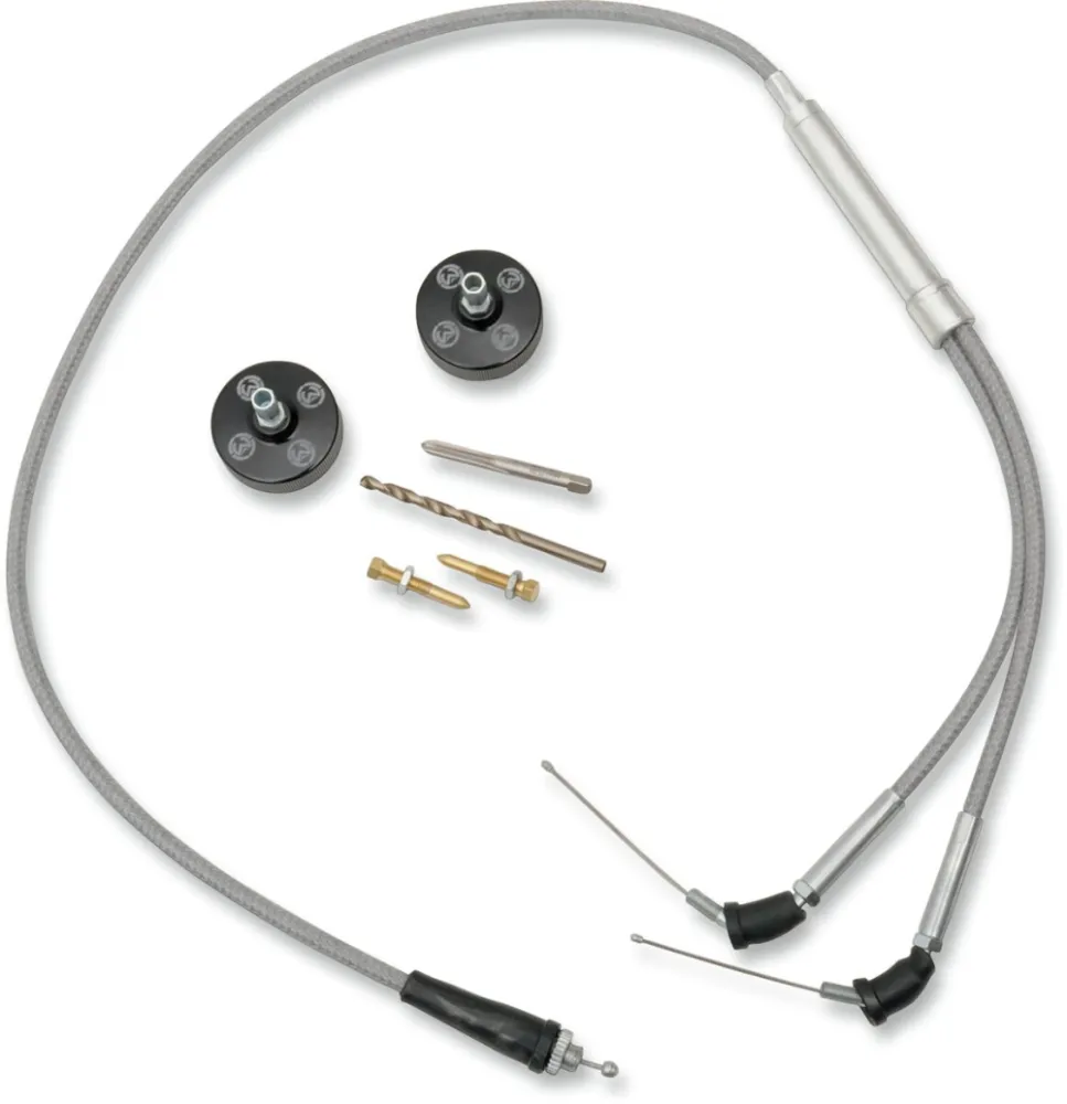 MOOSE OFFROAD HARD-PARTS - CARB CVR/CABLE-BANSH BLK - 10500033
