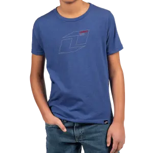 One Industries ONE IND Youth T-Shirt VECTOR heather blue XL - Z003-Y15