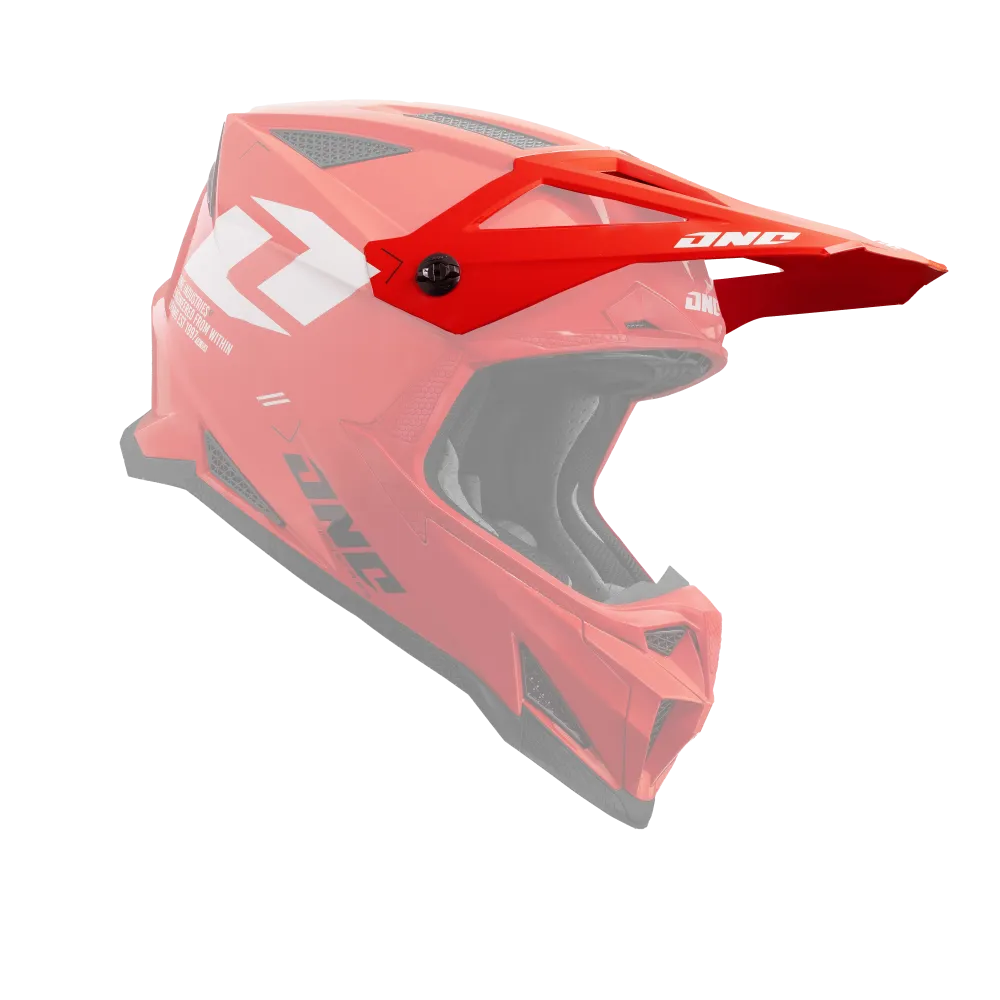 One Industries Visor X-297 Helmet FOCUS electric red M/L/XL/XXL - L200-3000