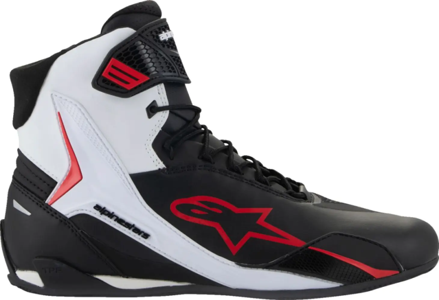 ALPINESTARS (ROAD) - SHOE FASTER V4 BLK/WHT/RD 7 - 34053699