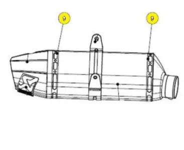 AKRAPOVIC - BELT TI - 18602579