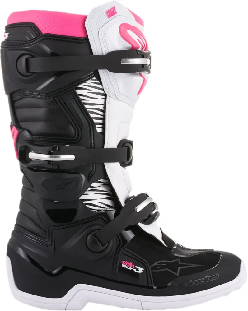 ALPINESTARS(MX) - BOOT 4W TECH3 BK/WT/PK 8 - 34101941