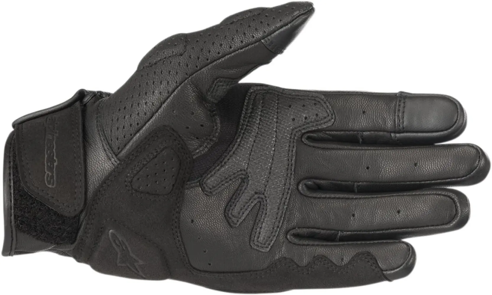 ALPINESTARS (ROAD) - GLOVE MUSTANG V2 BK/BK 2X - 33013194