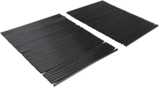 EMGO - SPOKE COVERS BLACK 80PK - 02110131