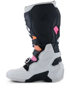 ALPINESTARS(MX) - BOOT TECH 7 BLK/LT GY/ORG FL/M - 34103405