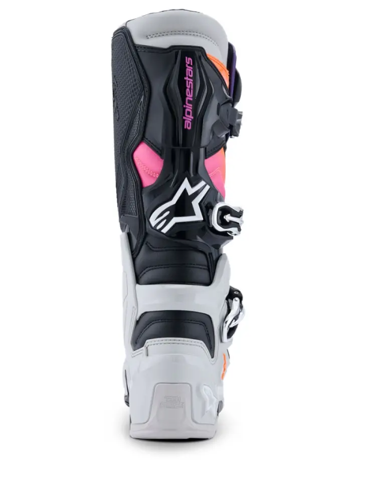 ALPINESTARS(MX) - BOOT TECH 7 BLK/LT GY/ORG FL/M - 34103415