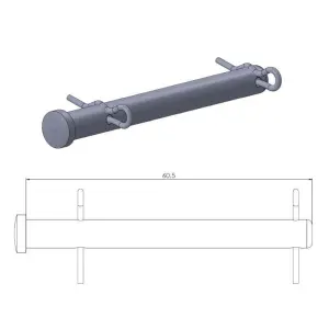 MOTO-MASTER - BRAKE PAD PIN - 17020374