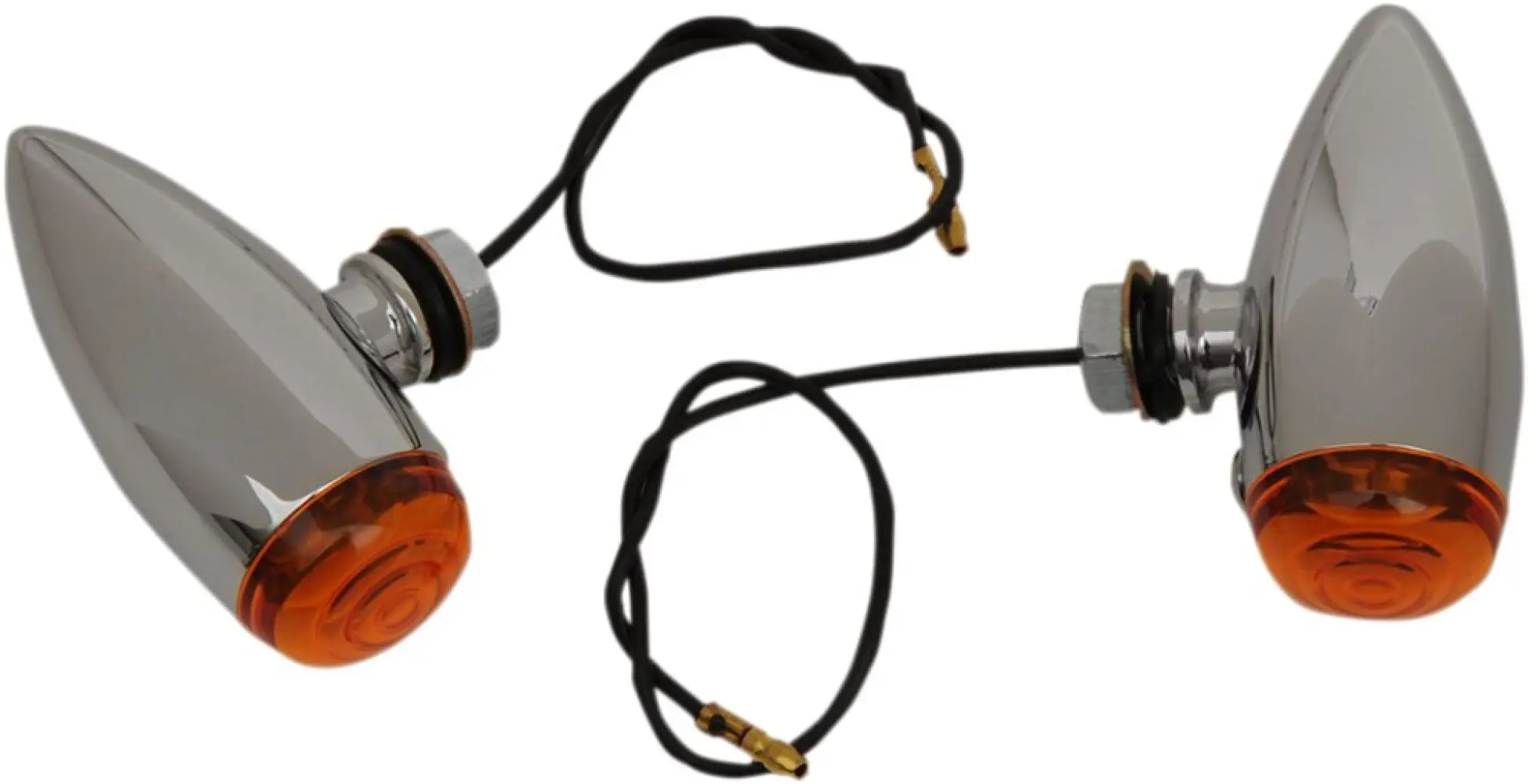 DRAG SPECIALTIES - SMOOTH AMBER MARKR LIGHTS - DS282040