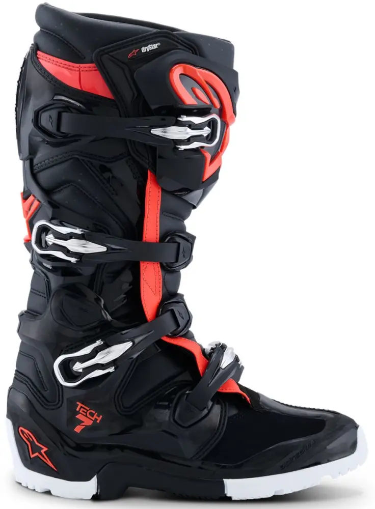 ALPINESTARS(MX) - BOOT T7 END DS BLACK/RED/WH 7 - 34103460
