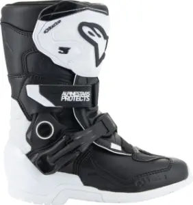 ALPINESTARS(MX) - BOOT T3S KIDS WHT/BLK 10 - 34110702