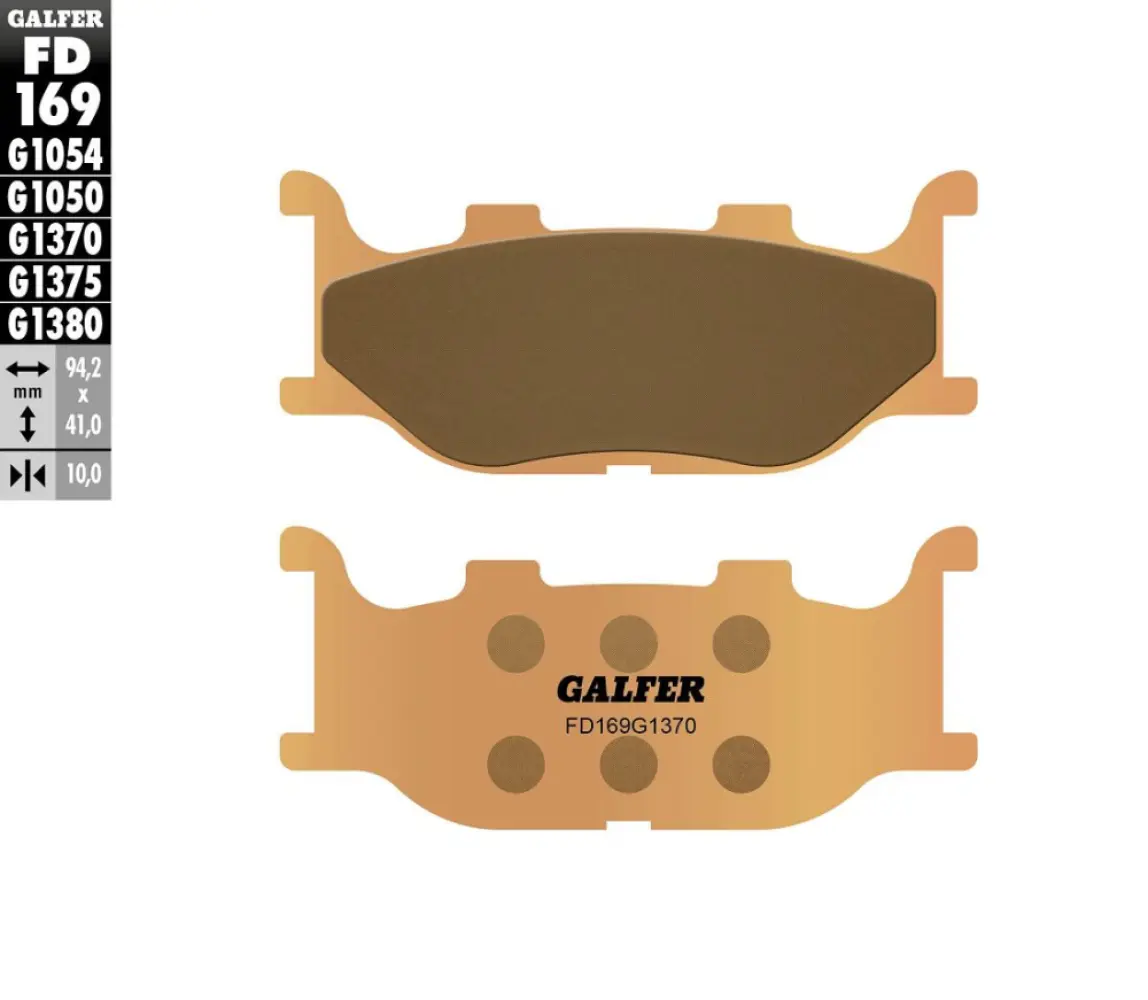GALFER - BRAKE PAD SINTERED - 17213519