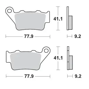 MOTO-MASTER - BRAKE PAD CERAMIC - 17220900