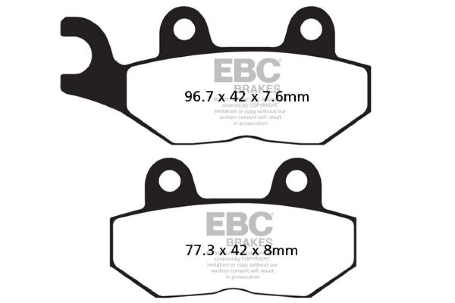 EBC - BRAKE PAD SINTERED HH - FA214HH