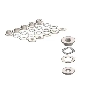 MOTO-MASTER - FITTING KIT BMW RIVET 4.5MM - 17103727