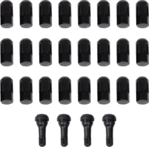 MOOSE OFFROAD FOUR WHEEL - LUGNUT 12X1.50 BLACK -24PK - 02230312