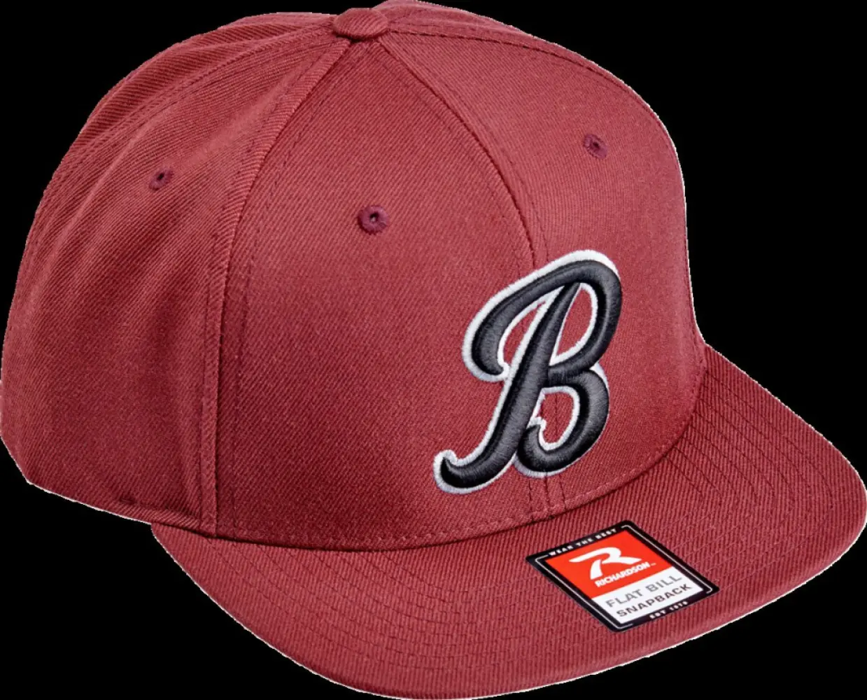 BILTWELL - HAT SCRIPT B MAROON - 25014329